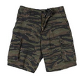 Vintage Tiger Stripe Paratrooper Cargo Shorts (S to XL)